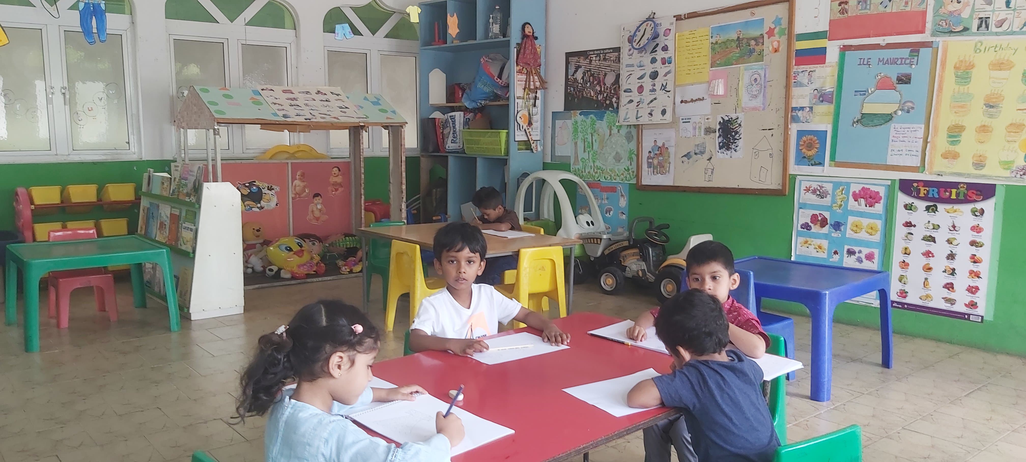 Students in classroom